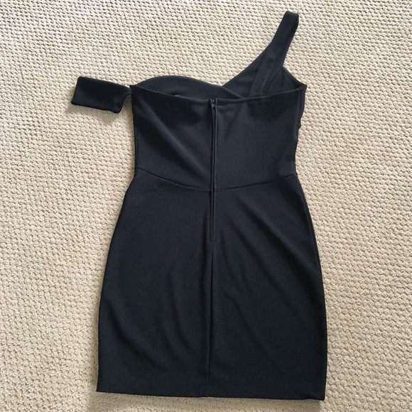 Foreign Exchange Black Mini Dress Large - Picture 5 of 6